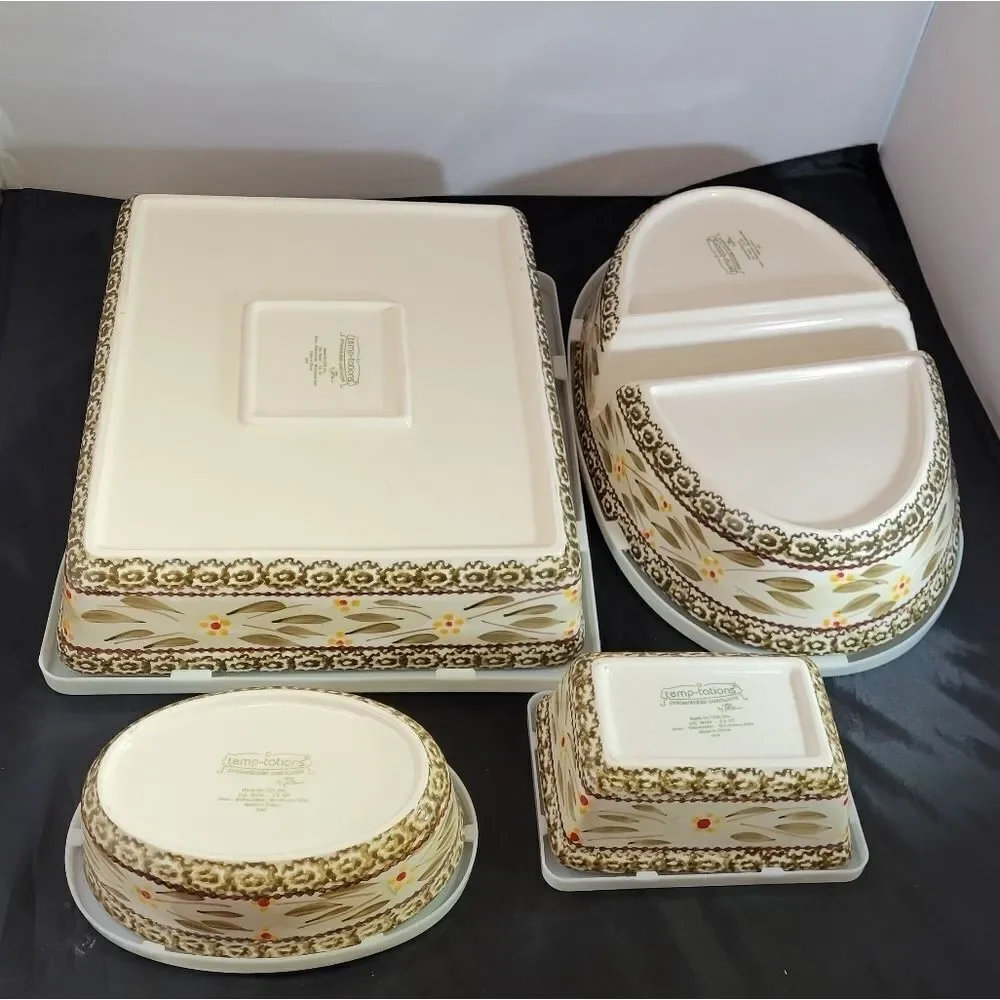 BRAND NEW TEMP-TATIONS PRESENTABLE OVENWARE BY TORA